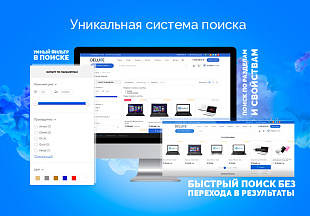 Deluxe интернет магазин - уникальная система поиска